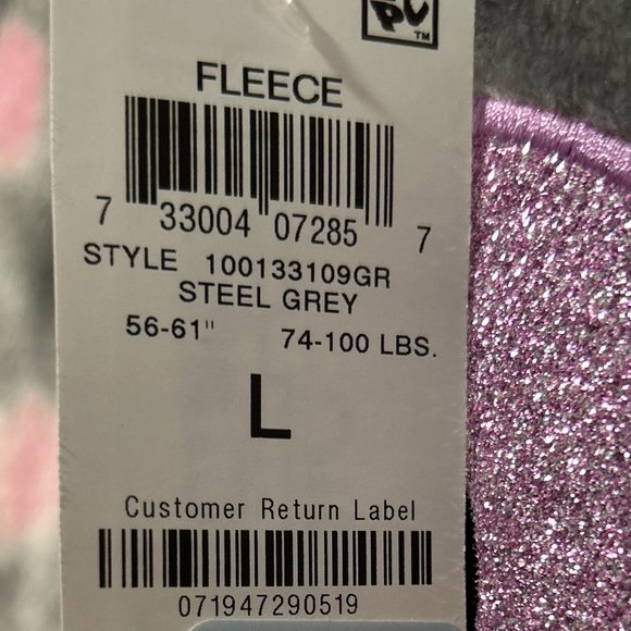 EPIC THREADS GIRLS STEAL GRAY/PINK WITH HAPPY FACE FLEECE 2-PC SET - Picture 8 of 8